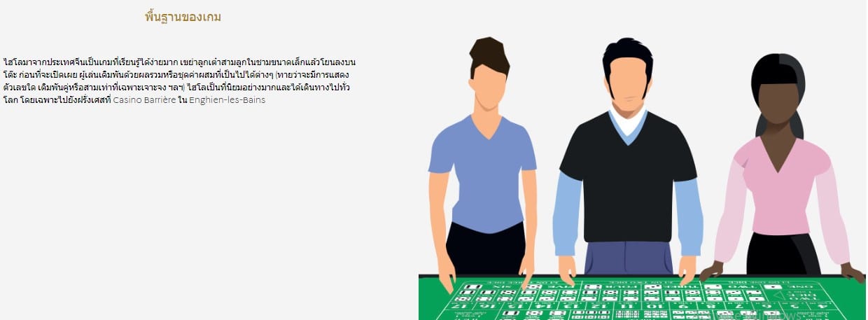 เมืองไทยเริ่มเล่นไฮโลตั้งแต่เมื่อไหร่